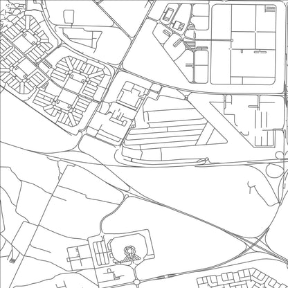 ROAD MAP OF ASH SHADĀDĪYAH, KUWAIT BY MAPBAKES