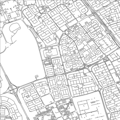 ROAD MAP OF MISHRIF, KUWAIT BY MAPBAKES