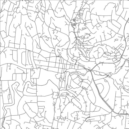 ROAD MAP OF BLANTYRE, MALAWI BY MAPBAKES