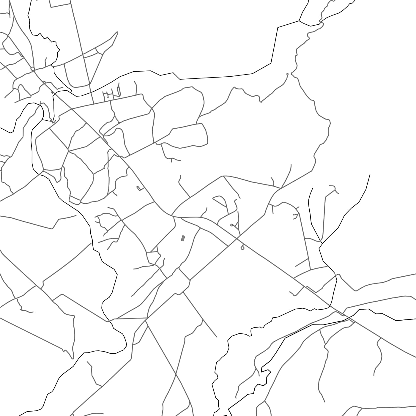 ROAD MAP OF MULANJE, MALAWI BY MAPBAKES