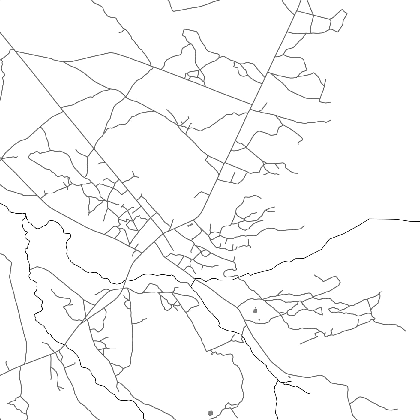 ROAD MAP OF PHALOMBE, MALAWI BY MAPBAKES