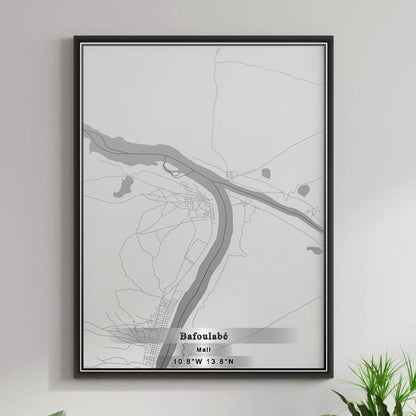 ROAD MAP OF BAFOULABÉ, MALI BY MAPBAKES