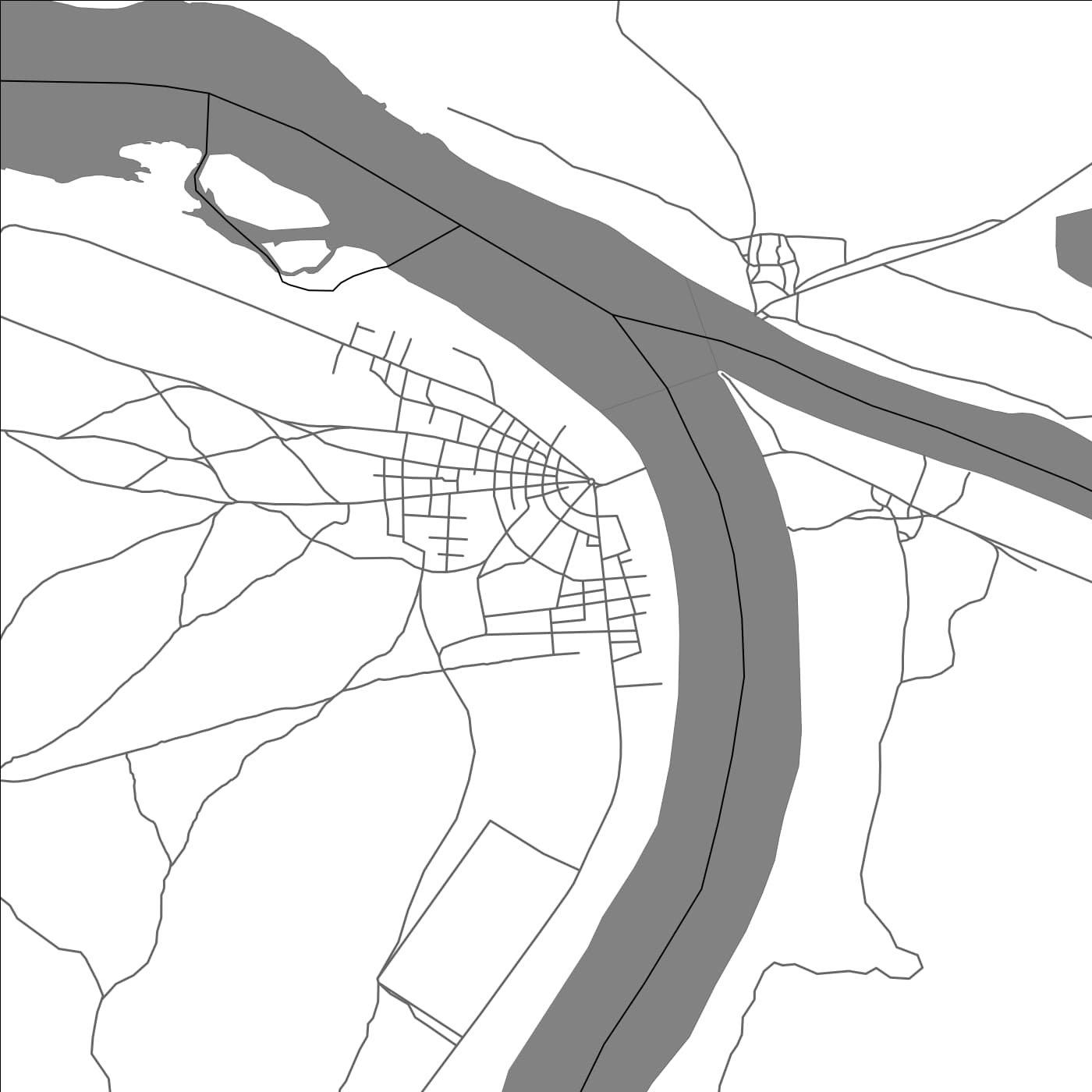 ROAD MAP OF BAFOULABÉ, MALI BY MAPBAKES