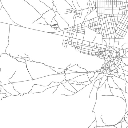 ROAD MAP OF DOUENTZA, MALI BY MAPBAKES