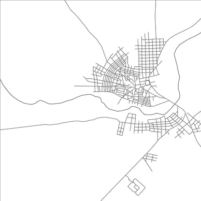 ROAD MAP OF GOUNDAM, MALI BY MAPBAKES