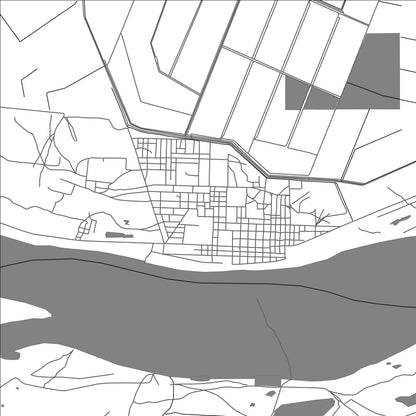 ROAD MAP OF KÉ-MACINA, MALI BY MAPBAKES