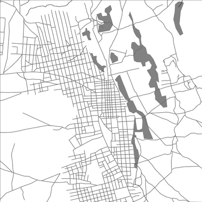 ROAD MAP OF MÉNAKA, MALI BY MAPBAKES