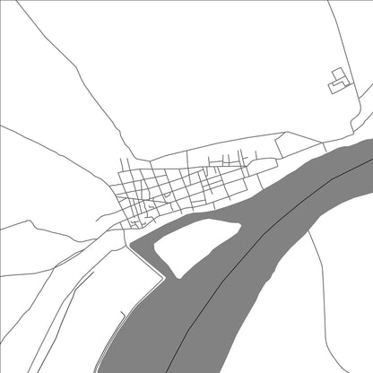 ROAD MAP OF NIAFUNKÉ, MALI BY MAPBAKES