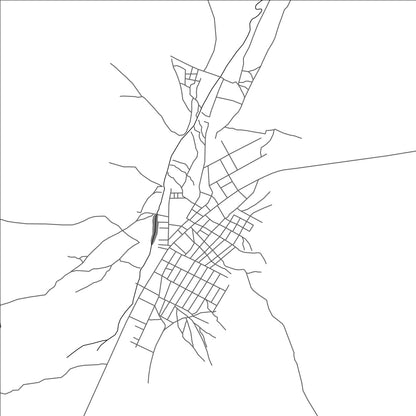 ROAD MAP OF YOROSSO, MALI BY MAPBAKES