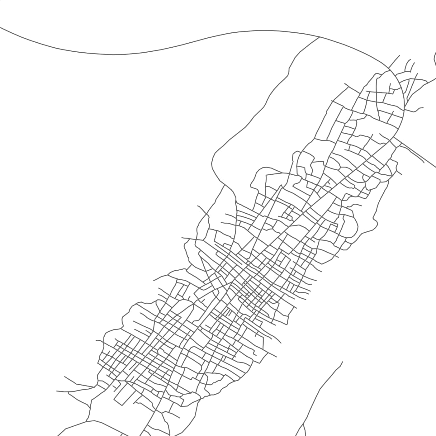 ROAD MAP OF BOUTILIMIT, MAURITANIA BY MAPBAKES