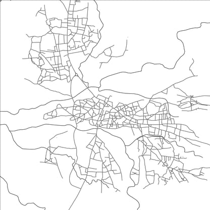 ROAD MAP OF SELIBABY, MAURITANIA BY MAPBAKES