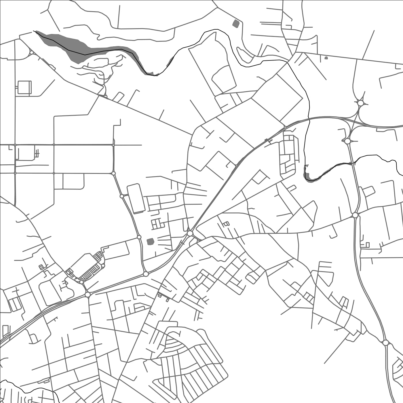 ROAD MAP OF BOIS MARCHAND, MAURITIUS BY MAPBAKES