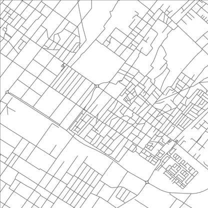 ROAD MAP OF GOODLANDS, MAURITIUS BY MAPBAKES