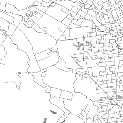 ROAD MAP OF HOLYROOD, MAURITIUS BY MAPBAKES