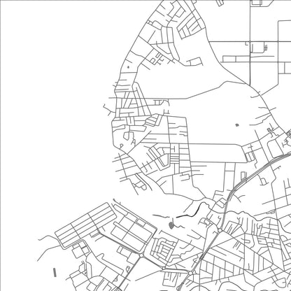 ROAD MAP OF LA COCOTERIE, MAURITIUS BY MAPBAKES