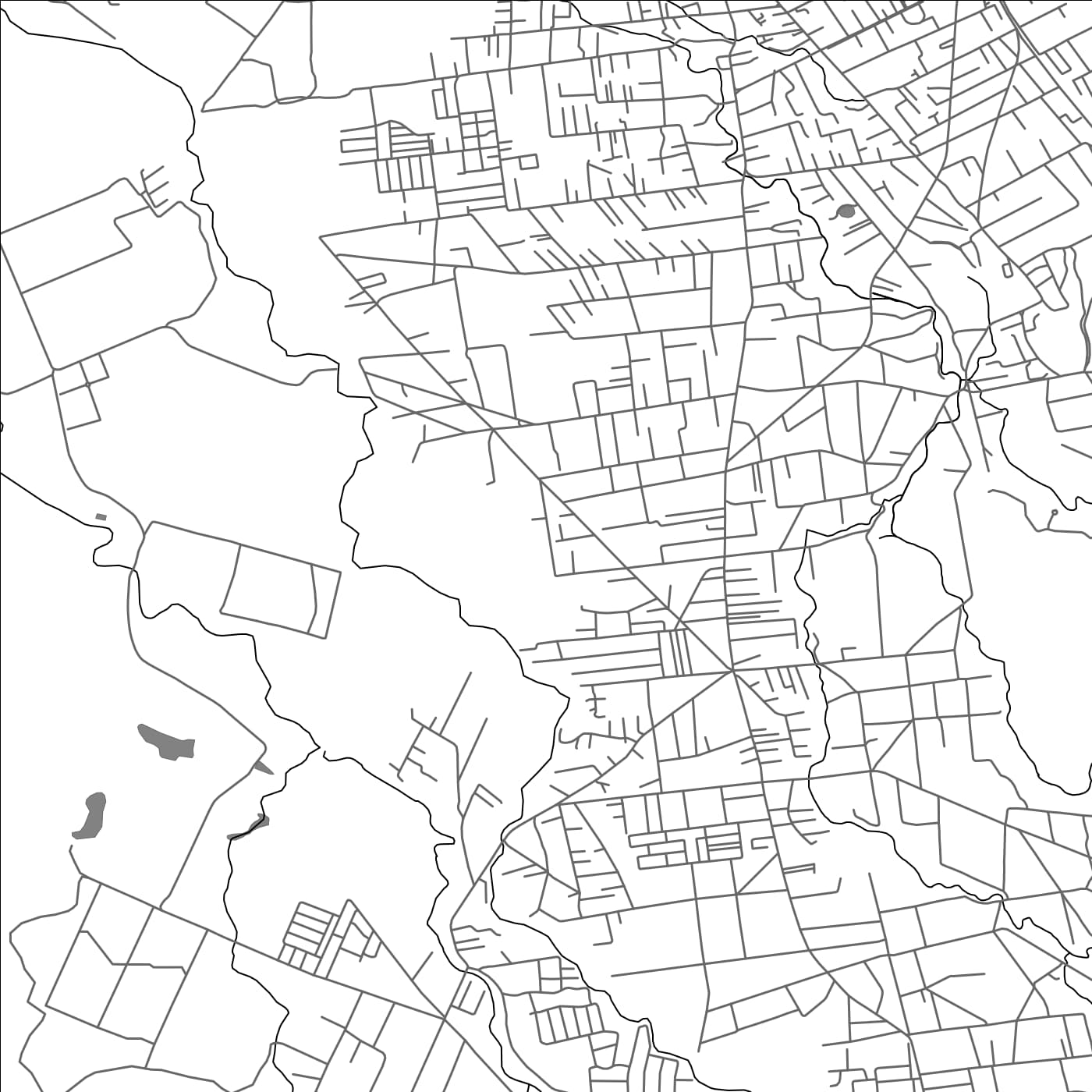 ROAD MAP OF LA CROISÉE, MAURITIUS BY MAPBAKES