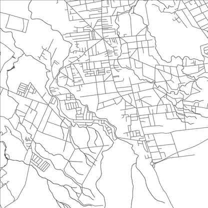 ROAD MAP OF LA MARIE, MAURITIUS BY MAPBAKES