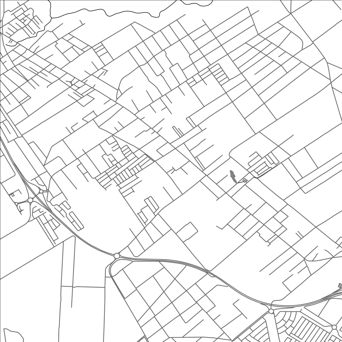 ROAD MAP OF MARE D’ALBERT, MAURITIUS BY MAPBAKES