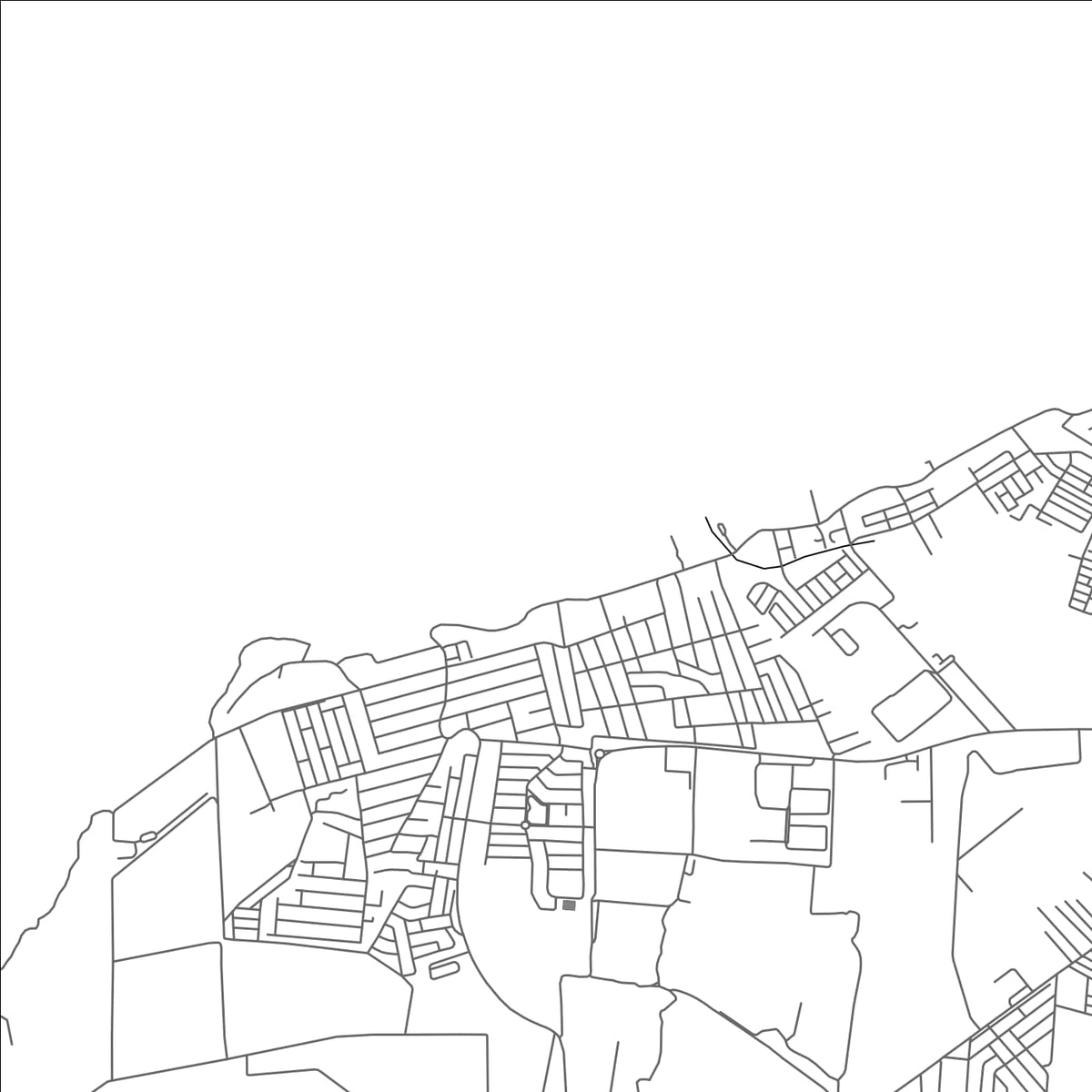 ROAD MAP OF MARE SAMSON, MAURITIUS BY MAPBAKES