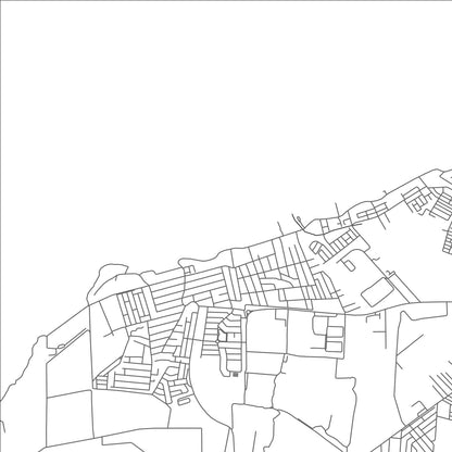 ROAD MAP OF MARE SAMSON, MAURITIUS BY MAPBAKES