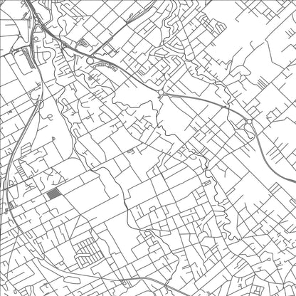ROAD MAP OF MESNIL, MAURITIUS BY MAPBAKES