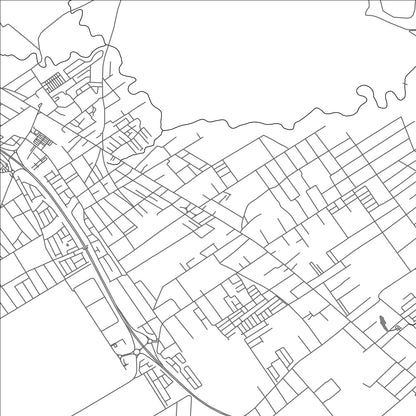 ROAD MAP OF NEW GROVE, MAURITIUS BY MAPBAKES