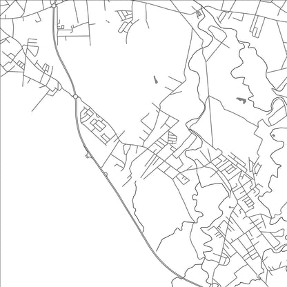 ROAD MAP OF NOTRE DAME, MAURITIUS BY MAPBAKES
