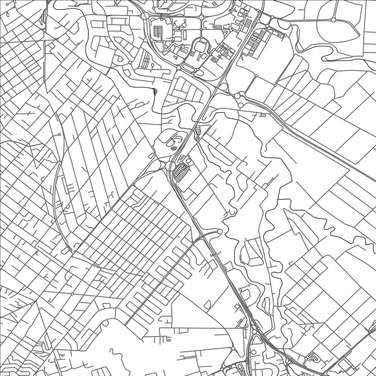 ROAD MAP OF PELLEGRIN, MAURITIUS BY MAPBAKES