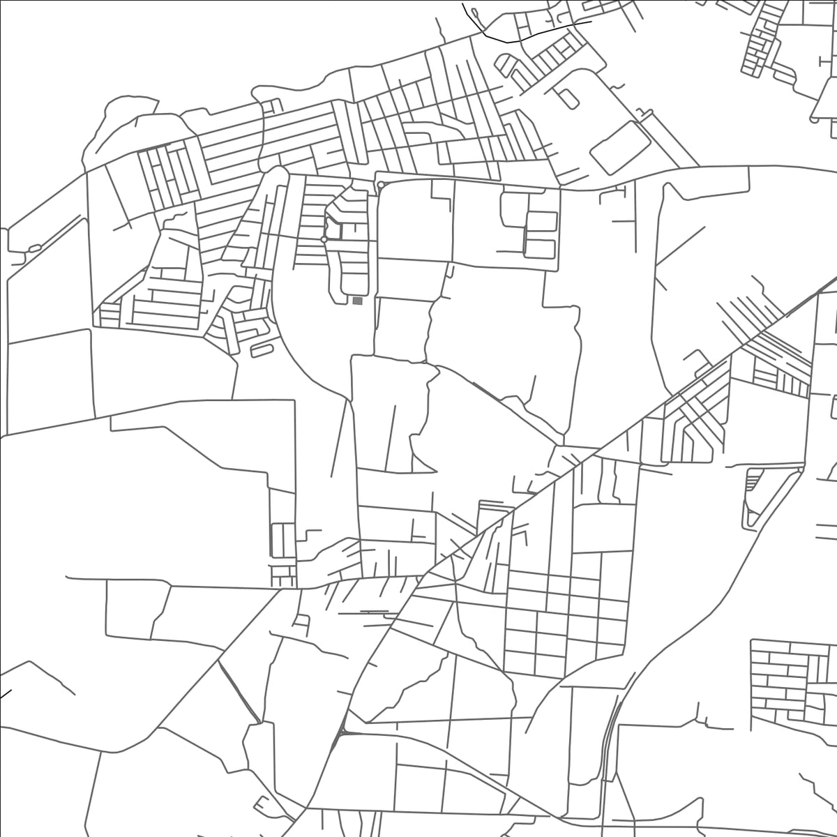 ROAD MAP OF PETITE RIVIÈRE, MAURITIUS BY MAPBAKES