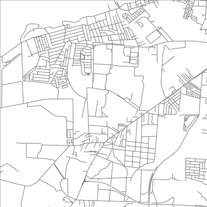ROAD MAP OF PETITE RIVIÈRE, MAURITIUS BY MAPBAKES
