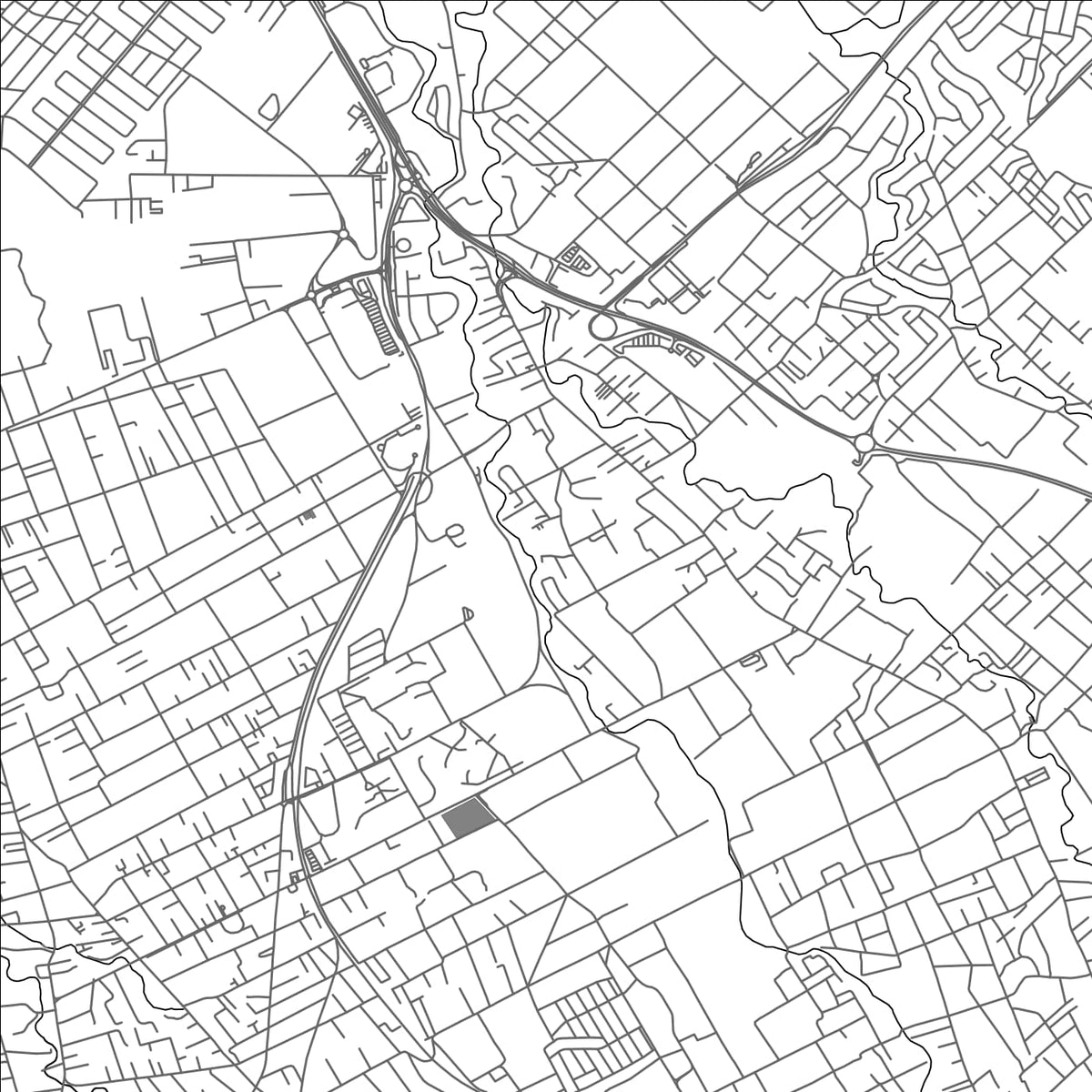 ROAD MAP OF PHOENIX, MAURITIUS BY MAPBAKES