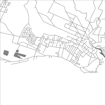 ROAD MAP OF RIAMBEL, MAURITIUS BY MAPBAKES