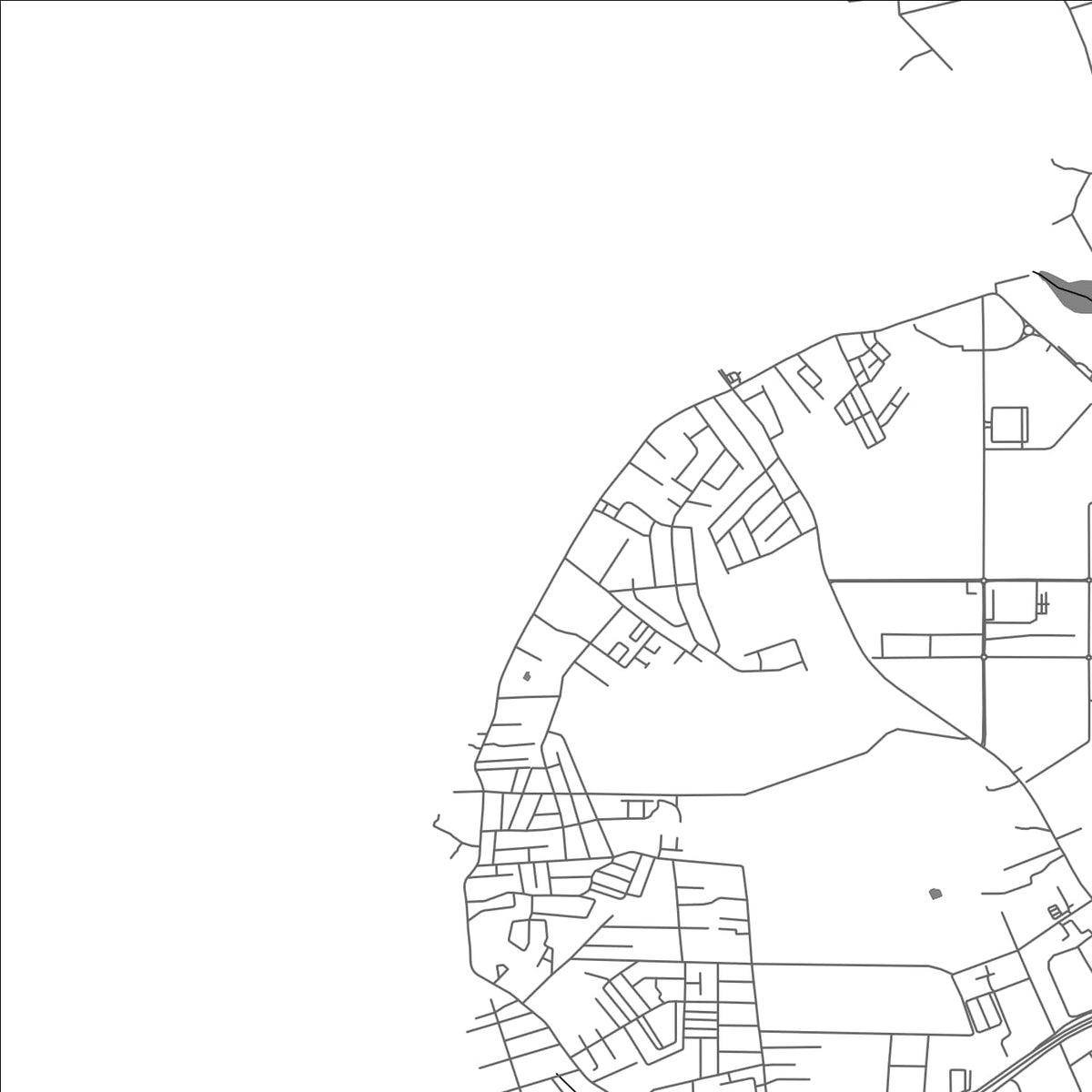 ROAD MAP OF RICHETERRE, MAURITIUS BY MAPBAKES