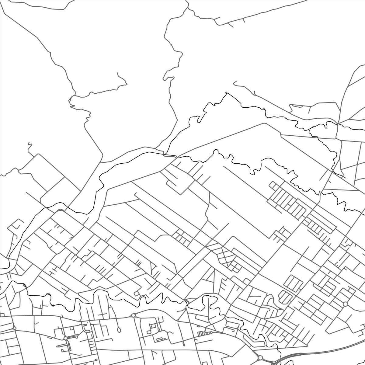 ROAD MAP OF RIVIÈRE BAPTISTE, MAURITIUS BY MAPBAKES