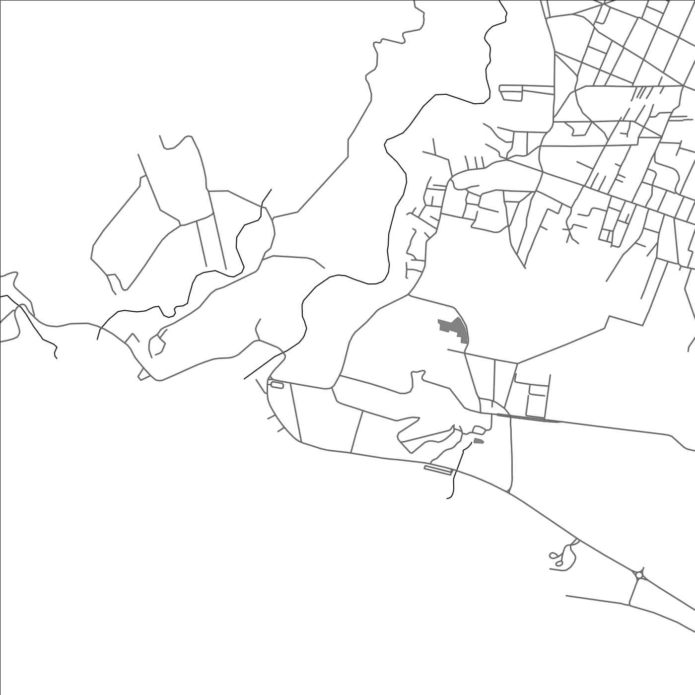 ROAD MAP OF SAINT FELIX, MAURITIUS BY MAPBAKES