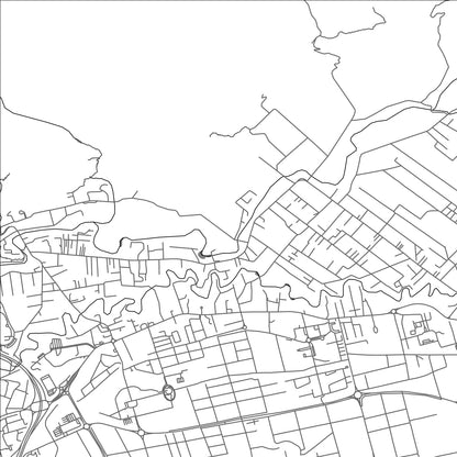 ROAD MAP OF SAINT PIERRE, MAURITIUS BY MAPBAKES
