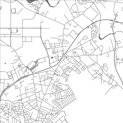 ROAD MAP OF TERRE ROUGE, MAURITIUS BY MAPBAKES