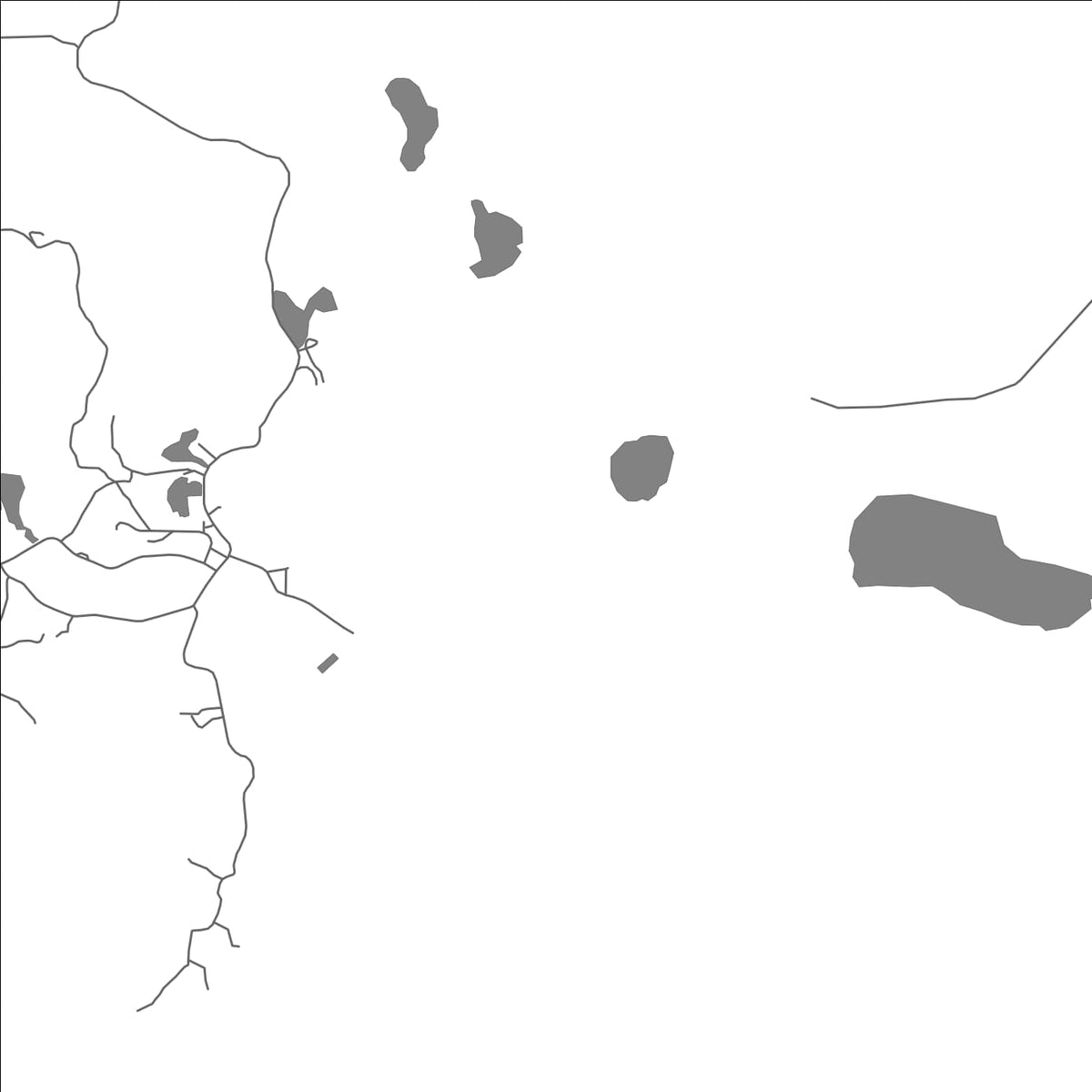 ROAD MAP OF KEENG, MICRONESIA BY MAPBAKES