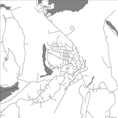 ROAD MAP OF KOLONIA, MICRONESIA BY MAPBAKES