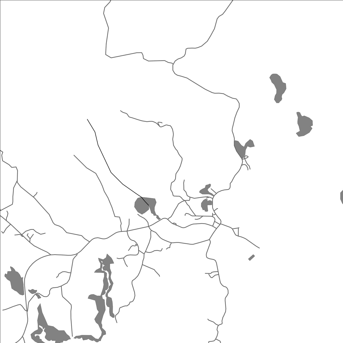 ROAD MAP OF MAABUUQ, MICRONESIA BY MAPBAKES