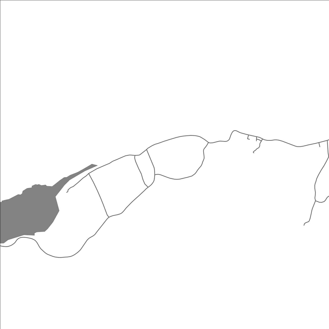 ROAD MAP OF MUTUNTE, MICRONESIA BY MAPBAKES