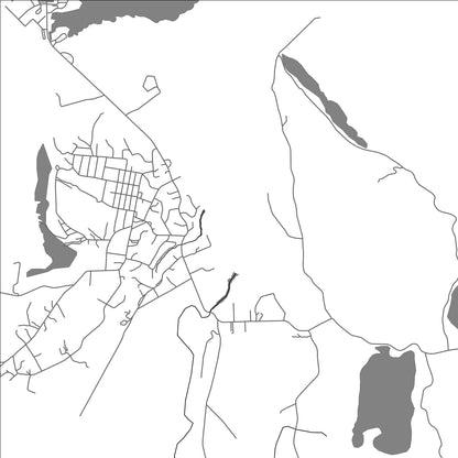 ROAD MAP OF NANPOHNSAPW, MICRONESIA BY MAPBAKES