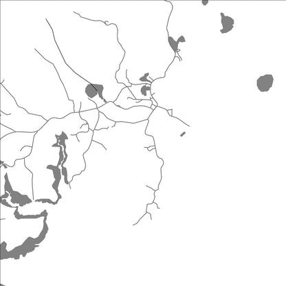 ROAD MAP OF NGOLOG, MICRONESIA BY MAPBAKES