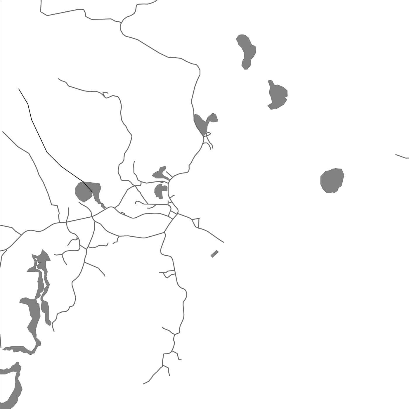 ROAD MAP OF NIMAAR, MICRONESIA BY MAPBAKES