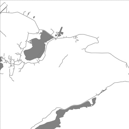 ROAD MAP OF PENIESENE, MICRONESIA BY MAPBAKES