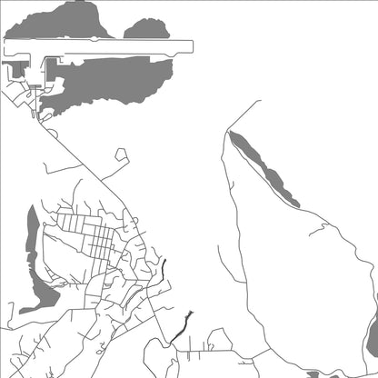 ROAD MAP OF SOUNTING, MICRONESIA BY MAPBAKES