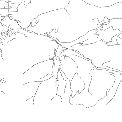 ROAD MAP OF BOLJANINA, MONTENEGRO BY MAPBAKES