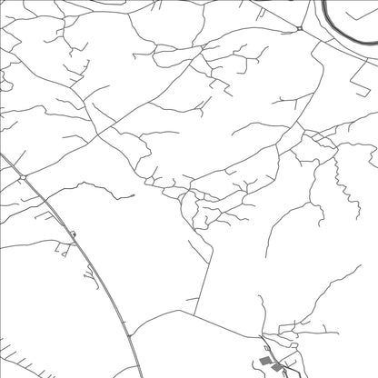 ROAD MAP OF DALJAM, MONTENEGRO BY MAPBAKES