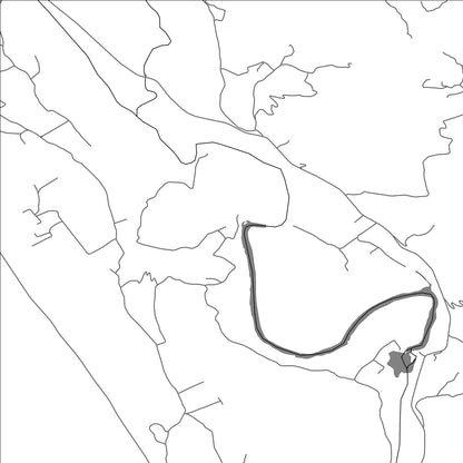 ROAD MAP OF DANILOVGRAD, MONTENEGRO BY MAPBAKES