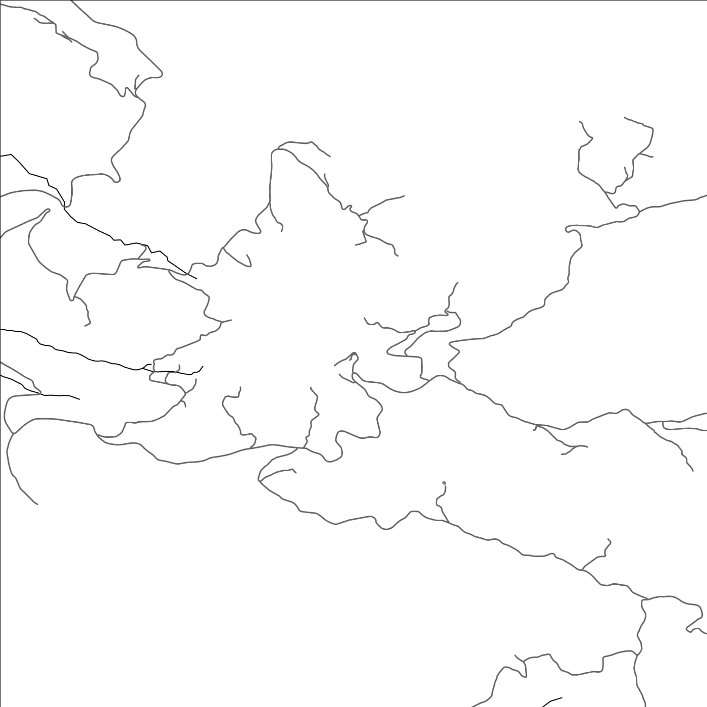 ROAD MAP OF FUNDINA, MONTENEGRO BY MAPBAKES